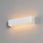 Applique design led blanche 37cm compatible variateur - quadra