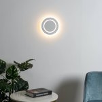 Applique led design minimaliste blanche d24 - evans