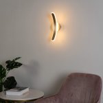 Applique murale design en arc led laiton - dawn Applique murale design en arc led laiton - dawn