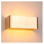 Applique murale feuille d'or led - 20 cm - quadra