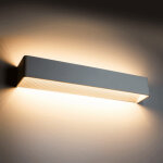 Applique murale led design 18w - 53 cm - quadra