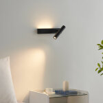 Applique noire tte de lit liseuse droite - lodvi