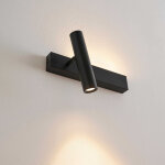 Applique noire tte de lit liseuse gauche - lodvi