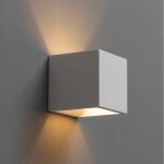 Applique pltre cube blanc - nevada