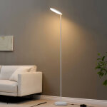 Lampadaire blanc design pur tte orientable dimmable - kalena