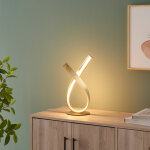 Lampe à poser doré effet feuille d'or - millenium Lampe à poser doré effet feuille d'or - millenium