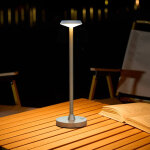 Lampe � poser tactile dor�e led dimmable design minimaliste ip44 - rico