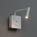 Liseuse blanche pratique et moderne led et port usb intégré - miami Liseuse blanche pratique et moderne led et port usb intégré - miami