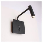 Liseuse noire pratique et moderne led et port usb intégré - miami Liseuse noire pratique et moderne led et port usb intégré - miami