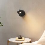 Liseuse noire discr�te au design �pur� led int�gr�e - lo�n