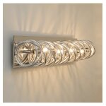 Longue lampe chrome trs design 62 cm - memphis