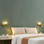 Lot de 2 appliques laiton t�te de lit droite et gauche - lodvi