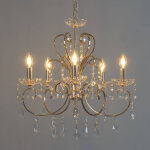 Lustre cristal or rose - pavia