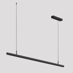 Suspension magn�tique noire sans �clairage � personnaliser driver 50w int�gr� - lyne