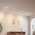 Syst�me de lampes sur rail magn�tique 3 m 6 spots blanc 42w led - lyne