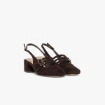 Babies slingback demi chocolat