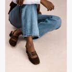 Babies slingback demi chocolat