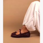 Ballerine bambaa bordeaux