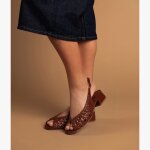 Ballerine slingback sarah cognac