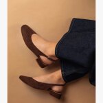 Ballerine slingback sophia chocolat