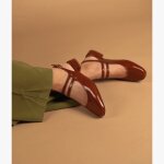 Ballerine slingback synthia camel