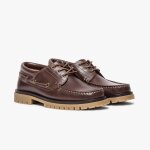 Chaussure bateau levy cognac