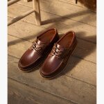Chaussure bateau levy cognac