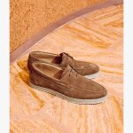 Chaussure bateau marin cognac