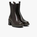 Chelsea boots estelle marron fonc�