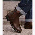 Chelsea boots montpluie marron