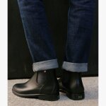 Chelsea boots montpluie noir