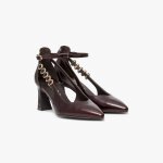 Escarpin danae pourpre