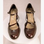 Escarpin ir�ne chocolat