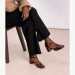 Escarpin salom� isadore chocolat