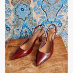 Escarpin sling - back delphie chocolat