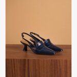 Escarpin slingback carlita marine