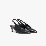 Escarpin slingback c�lina noir