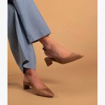 Escarpin slingback darel sable