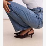 Escarpin slingback delia bordeaux