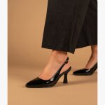 Escarpin slingback delphie noir