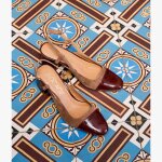 Escarpin slingback denitsa taupe