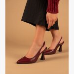 Escarpin slingback eve lie - de - vin