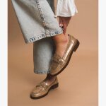 Mocassin alanna doré Mocassin alanna doré