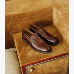 Mocassin olivier cognac