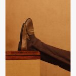 Mocassin olivier fauve