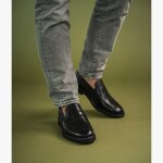 Mocassin olivier noir Mocassin olivier noir