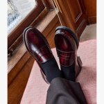 Mocassin romaric bordeaux