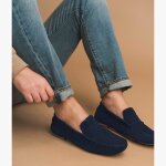 Mocassin sésame marine Mocassin sésame marine