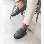 Mocassin sésame vert Mocassin sésame vert