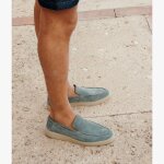Mocassin tibault bleu Mocassin tibault bleu